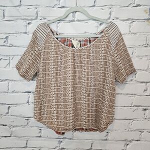 Ace And Jig Patterned Cotton Top